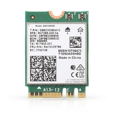 Intel Killer AX1675x, Wi-Fi 6E Adapter, Tri Band, M.2 2230, Bluetooth 5 ...