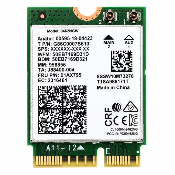 Made for Intel 9462NGW Replacement WiFi Card | M.2 2230 CNVio WLAN Module