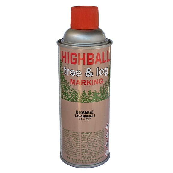 Highball Tree & Log Marking Spray Paint, Orange - Dozen
