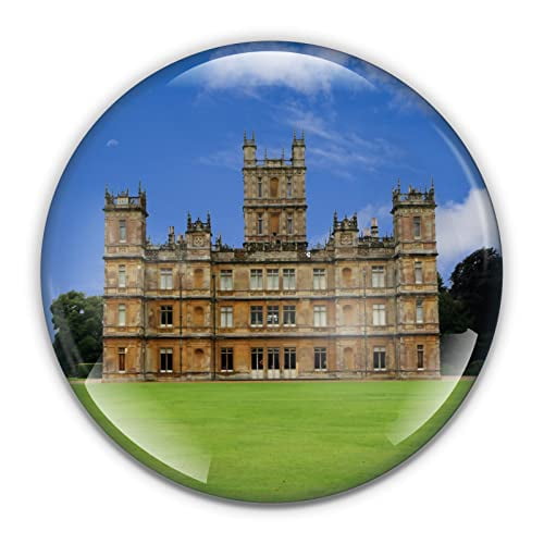 Highclere Clastle Paperweight in Gift Box, 3 Inch Crystal Dome, Perfect for House Warming Gift