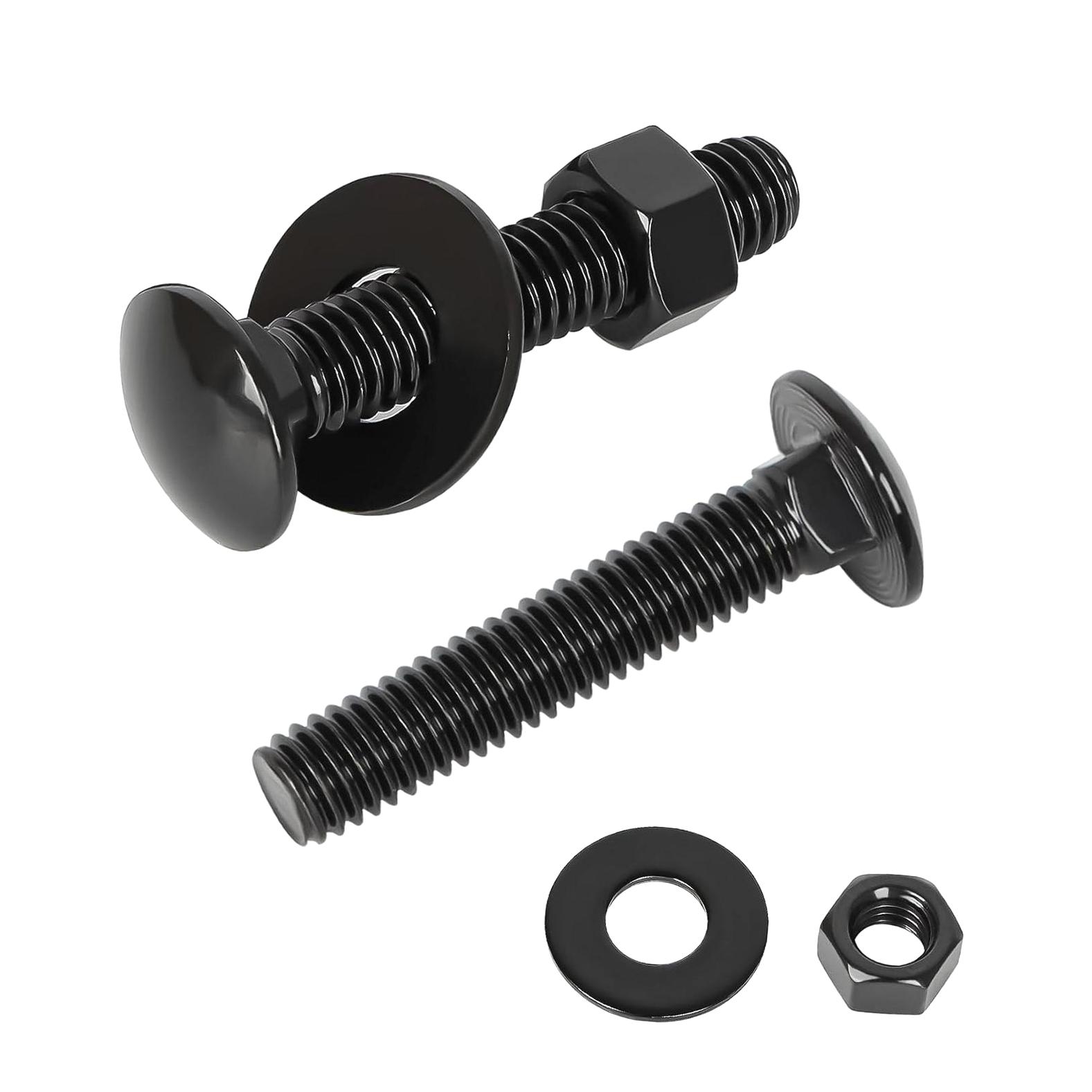 44 Piezas Tornillos M8 X 80 Mm Con Tuercas - Acero Inoxidable, Cabeza Redonda Plana, Para Bricolaje Y Construcción