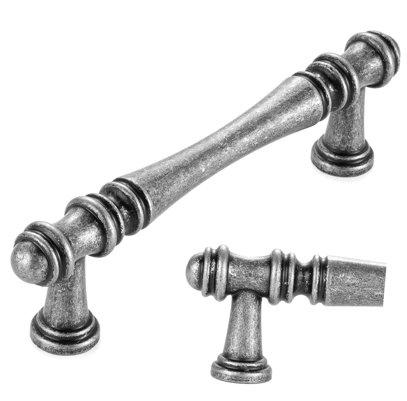 Highcool 10-Piece Set of 3-3/4 Inch Iron Kitchen Cabinet Handles ...