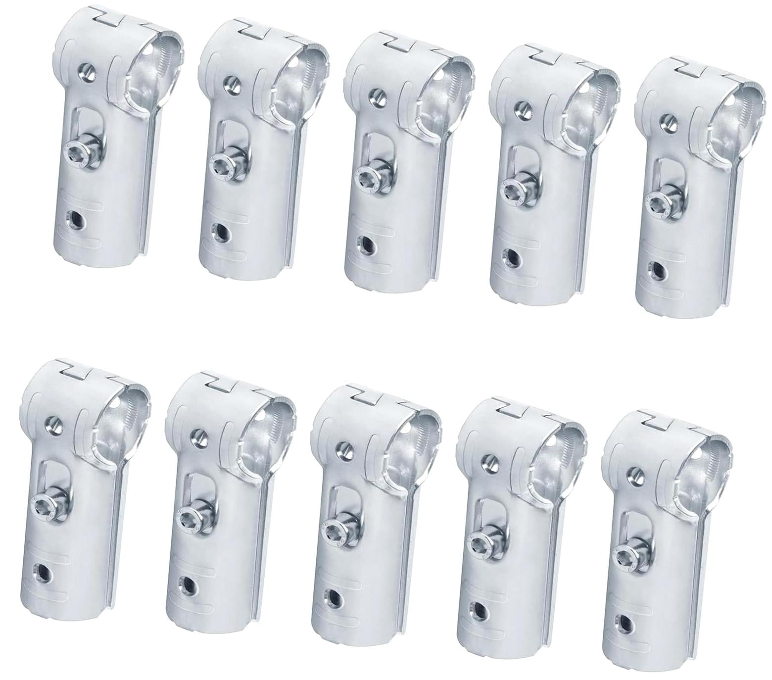 6 Set Connettori Per Tubi In Acciaio Inox 180°: Raccordo Strutturale Per Tubi Da 32-34 Mm, Morsetti Per Recinzioni