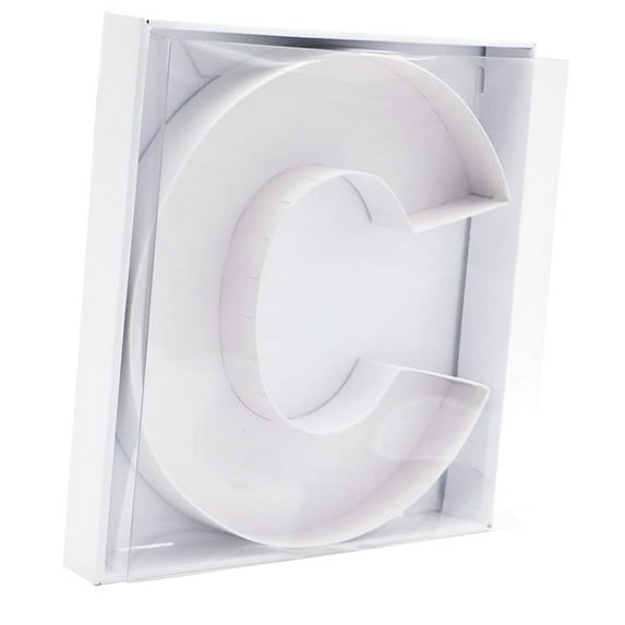 12 Inch Fillable Cardboard Letter Box - Charcuterie & Cupcake Display