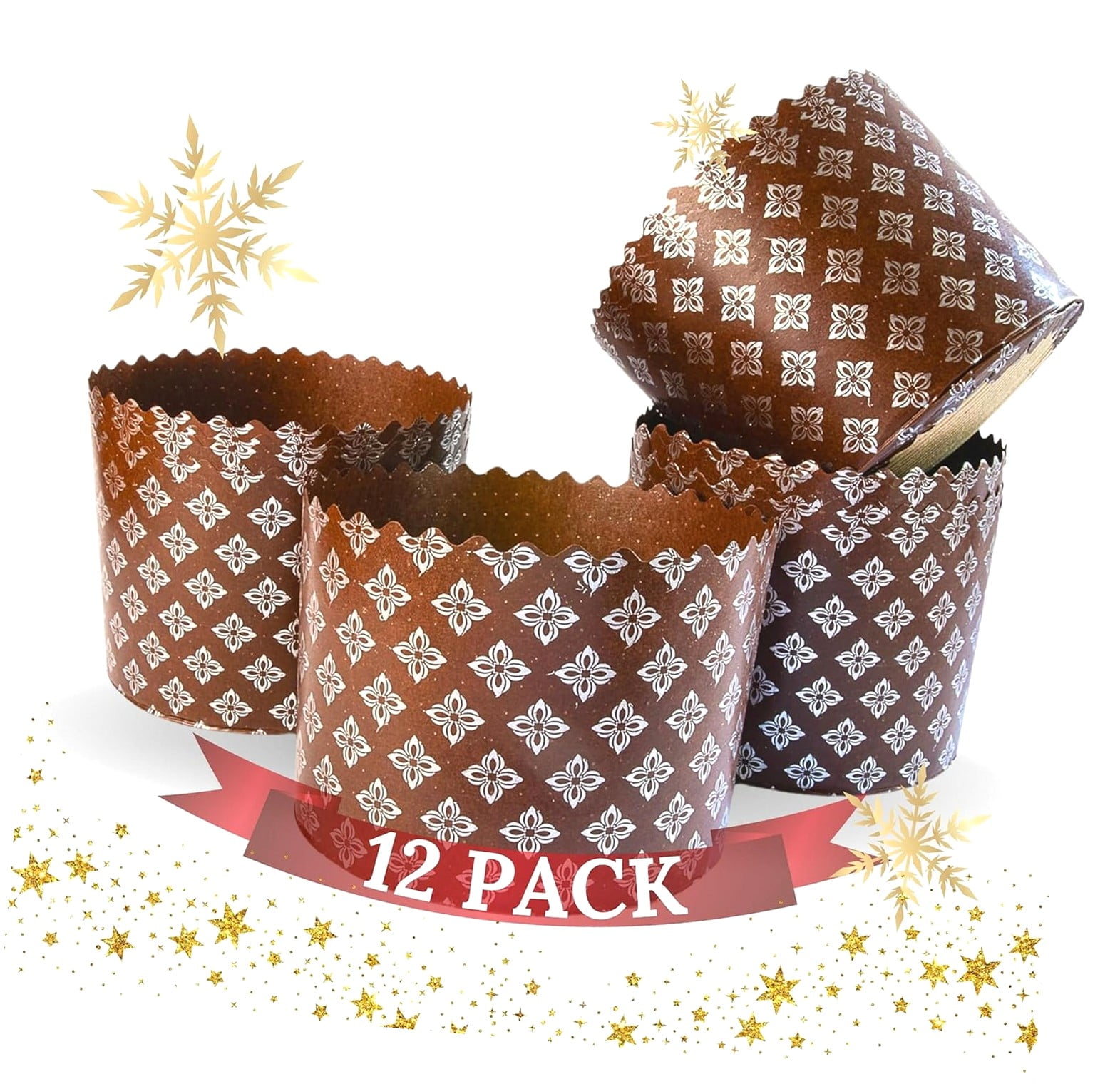 Highcool 12 oz Bread Forms Paska Kulich |12 pcs| Bread Paper Panettone ...