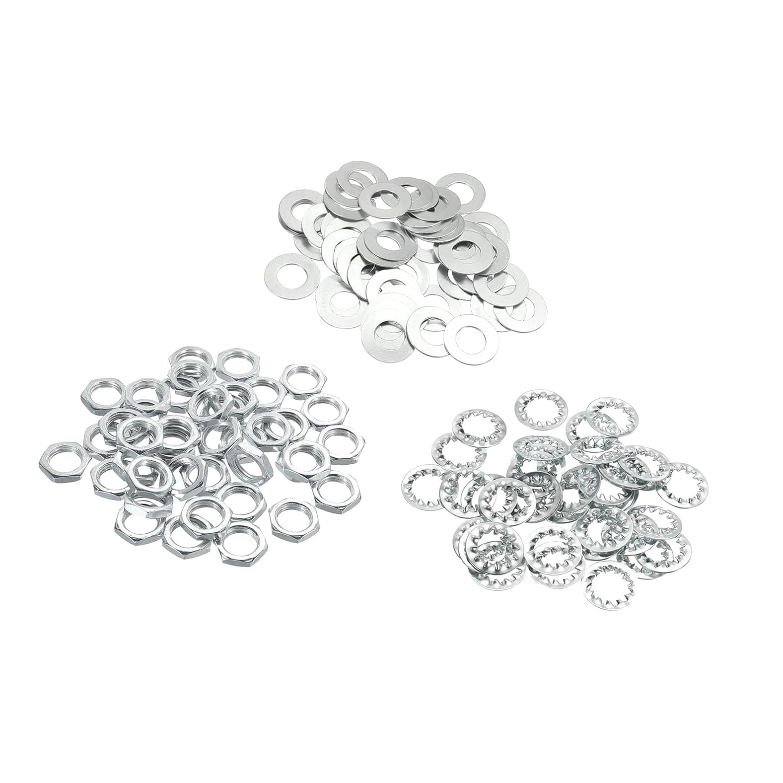 Highcool 150 Pack Lamp Thread Nuts, 1/8IP Screws Threaded Hexagon Nuts ...