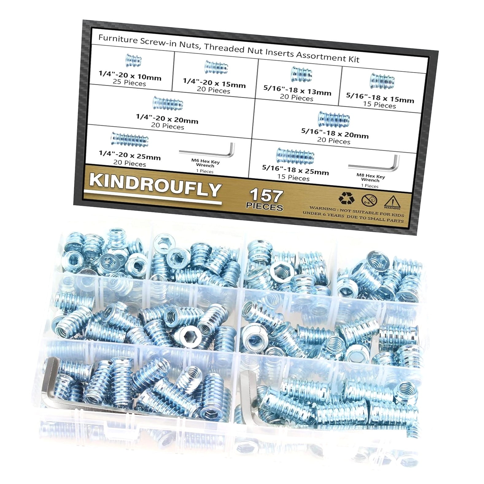 4 Gutter Hanger Hanger Bolt Drivers Set - 1/4-20, 5/16-18, 3/8-16 ...