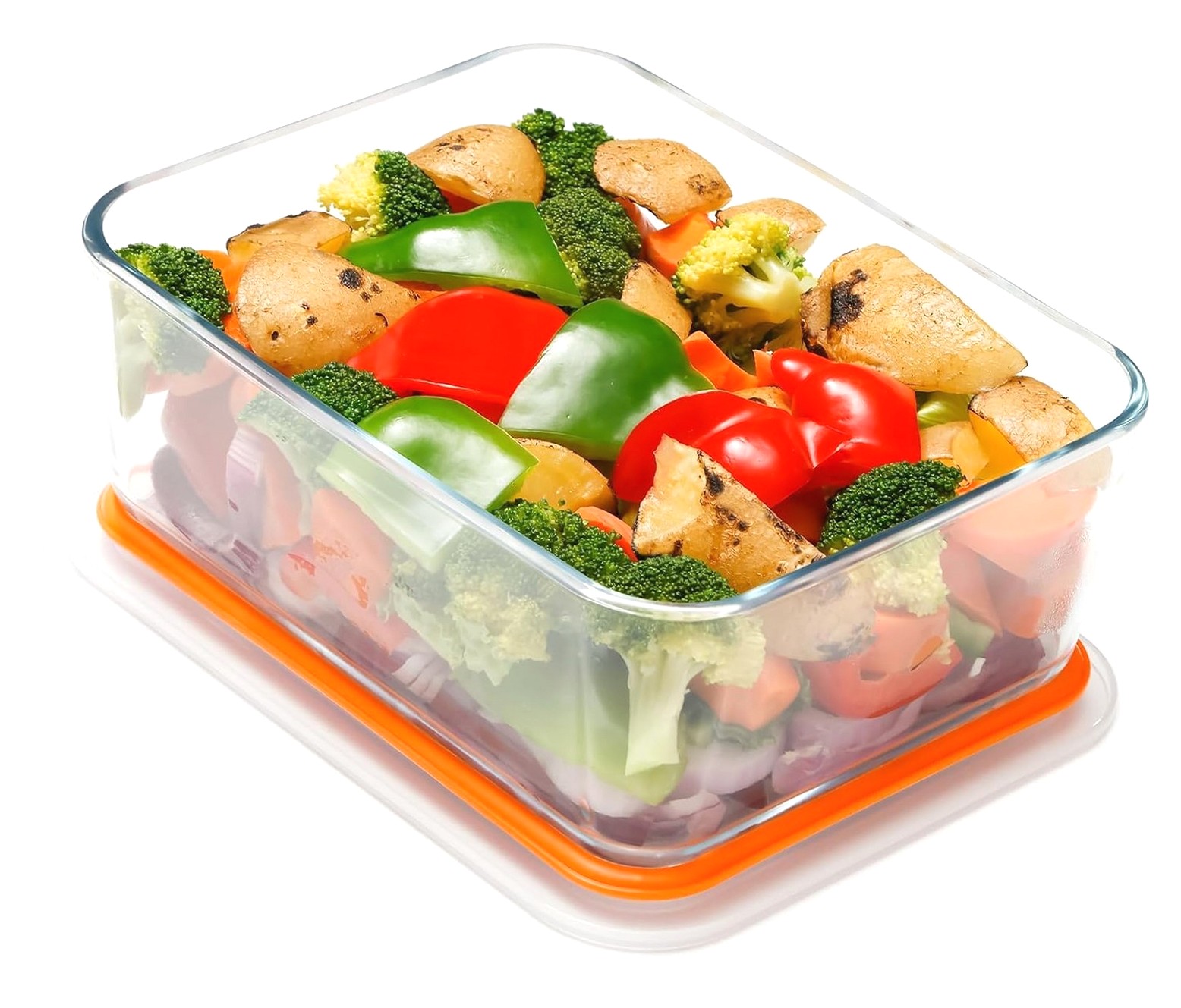 7 Inches Deep Highcool 2.6QT Deep Pan with Lid, (9x7 inches) Deep Rectangular Pan for ...
