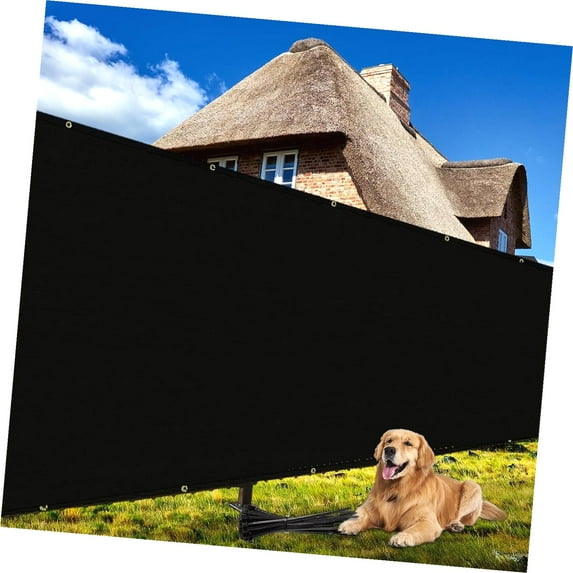 Highcool 3' X 10' Privacy Screen for Fence, 170 Mesh Shade Net Cover for Garden, Backyard, and Wall Decoration