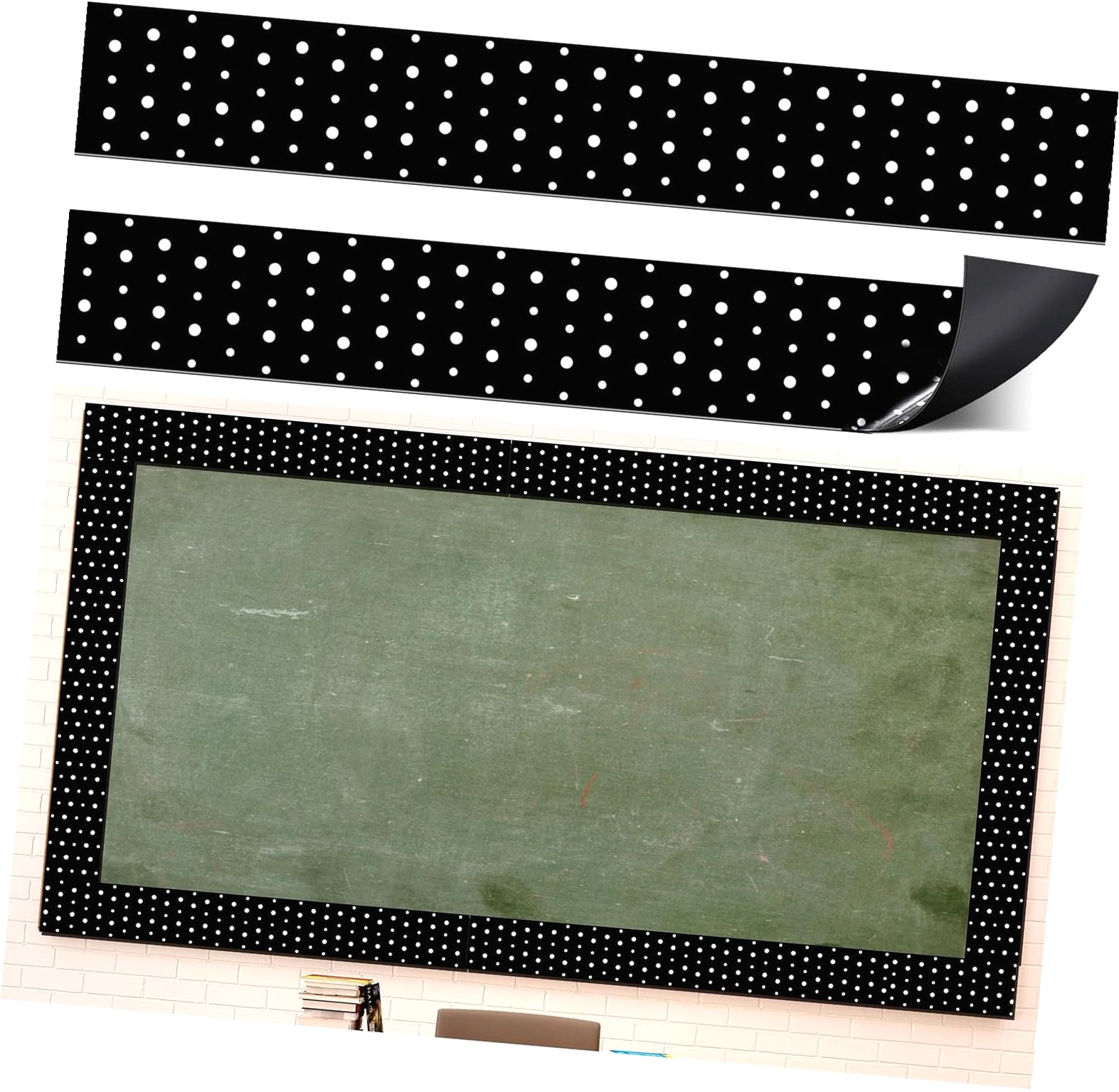 Highcool 30 Pcs Borders for Classroom Whiteboard, 11.81 1.5 Inch Strip ...