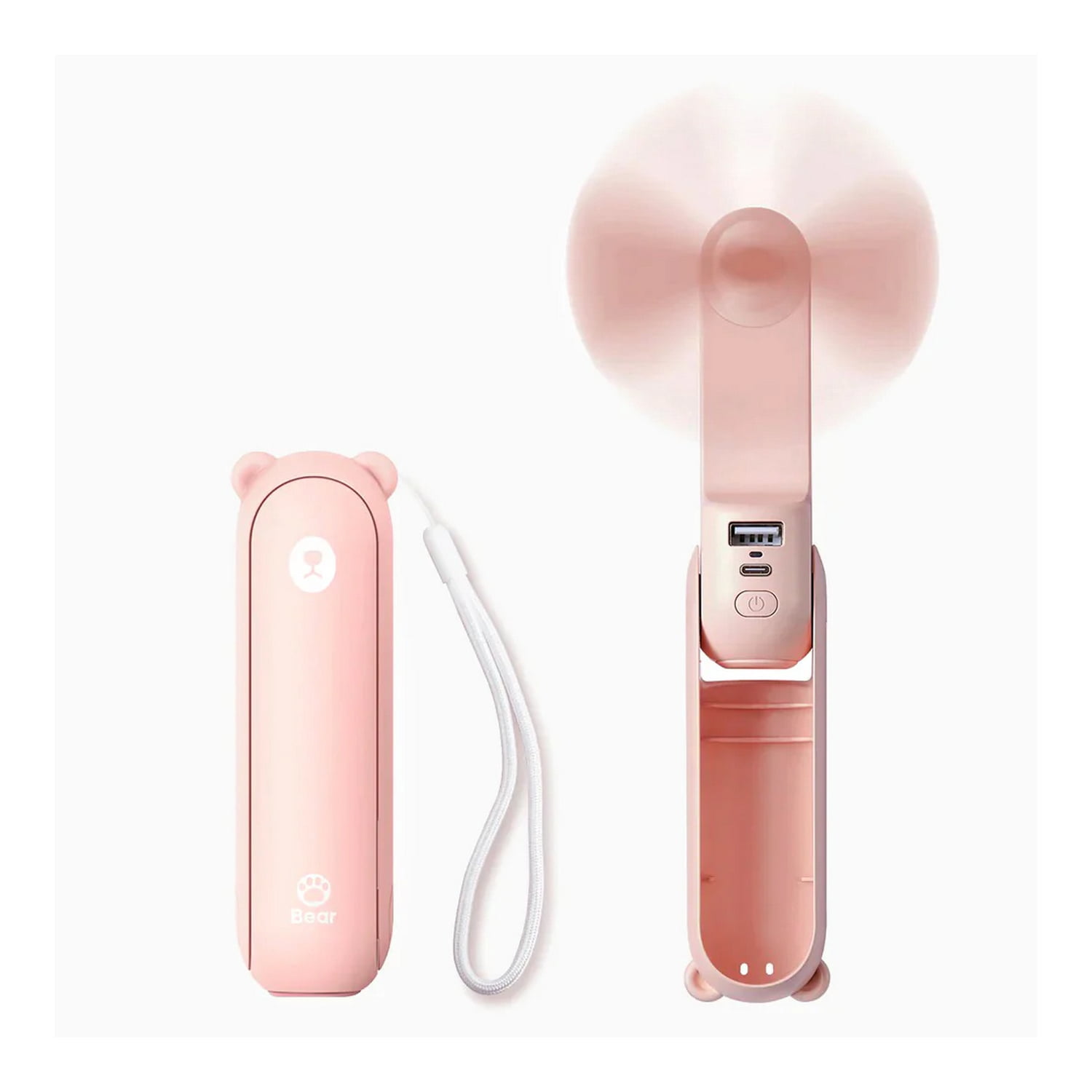 JisuLife Handheld Fan Life8, Pink