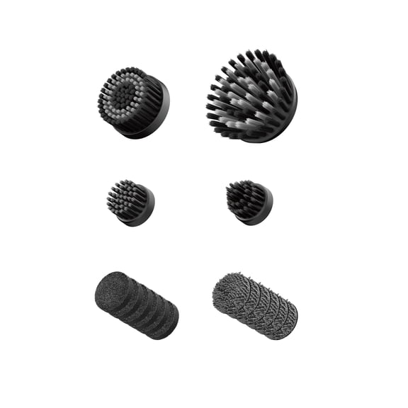 HOTO 16-Pack Replacement Brush Heads , Fits Wand Scrubber, Tiles & Grout