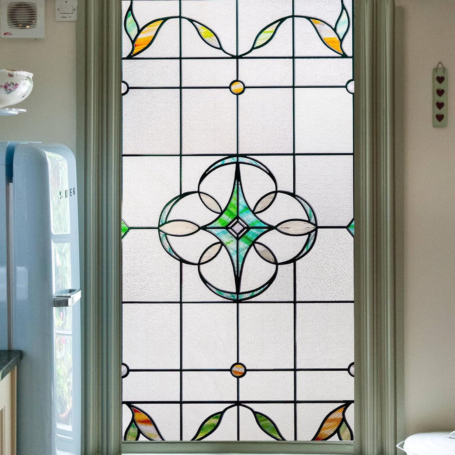 Highcool 3D Window Privacy Film, UV Control Static Cling Window Film ...