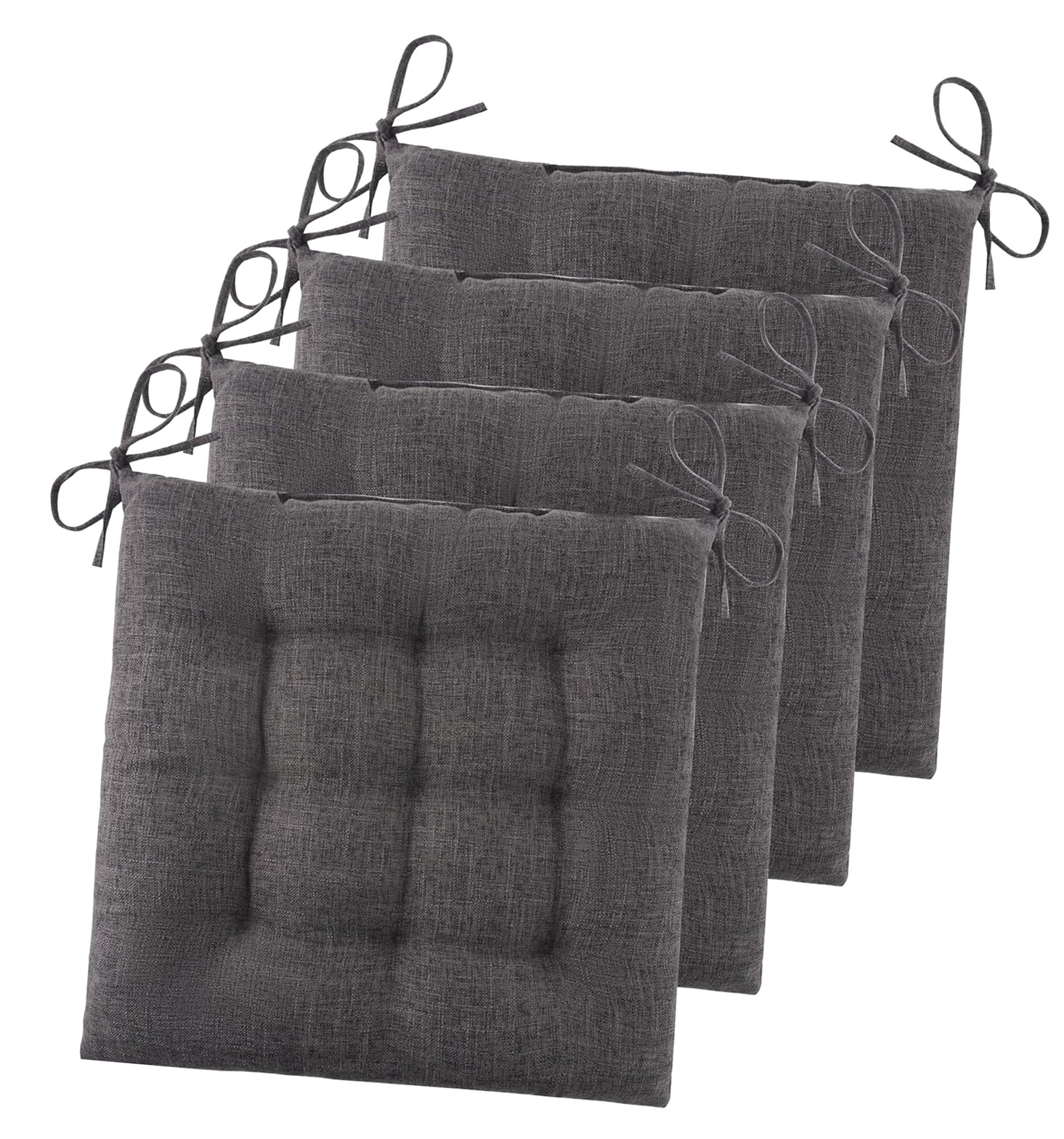 Highcool 4 Pack Chair Cushions for Dining Kitchen Chairs 18 Inches Seat ...