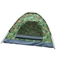 thumbnail image 1 of Highcool 4 Person Camping Dome Tent, Tent with 180T Silver Polyester, Nylon , Fiberglass Poles, Suitable for , and Camping, 1 of 7