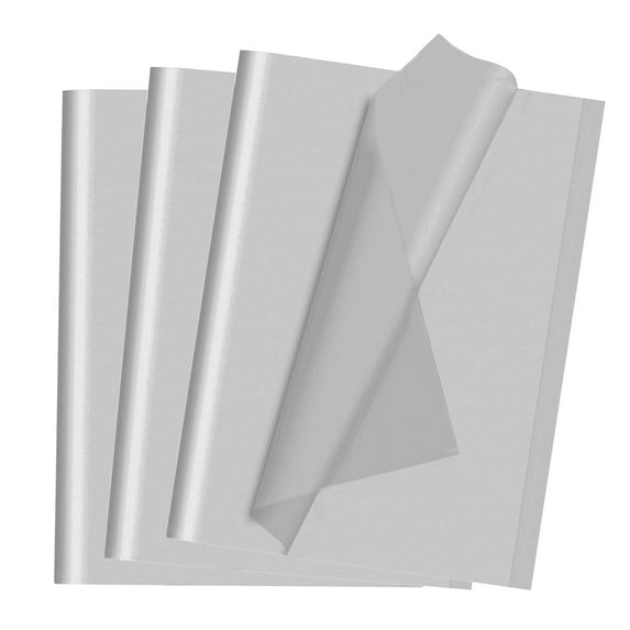 Highcool 40 Sheets Grey Tissue Paper for Valentine' Day, Weddings, Birthday, Fall Decoration, Sunflower Crafts, Packaging Paper Bulk, 14 by 20 Inch