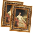 thumbnail image 1 of Highcool 4x6 Picture Frame Set (2 Pack) with Retro Design for Classic Office Decoration, 1 of 7
