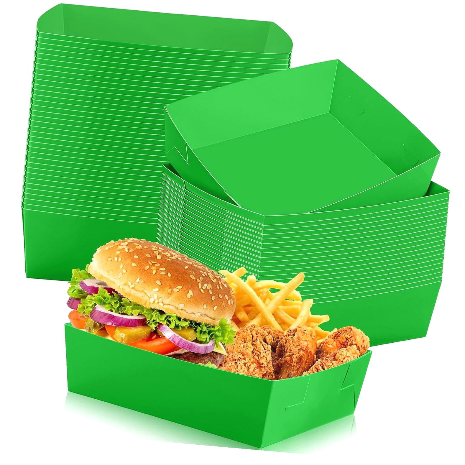 Picnic Party Food Trays Mifoci 120 Pcs 1 Lb Disposable Food Tray Checkered Paper Food Boats Colorful Burger Holder Paperboard Nacho Containers Nacho Plates Serving Dishes For Multicolor Snack Trays For Parties - View #10