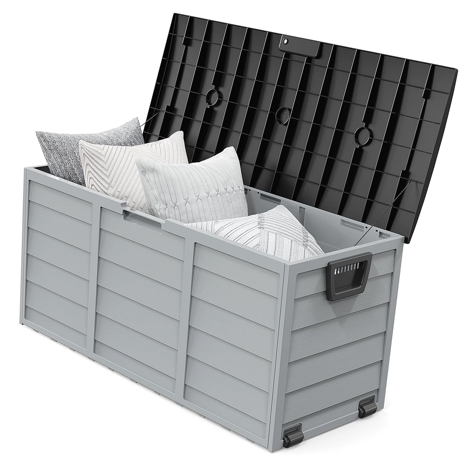 Highcool 75 Gallon Storage Box, Plastic Storage Containers with Lid ...
