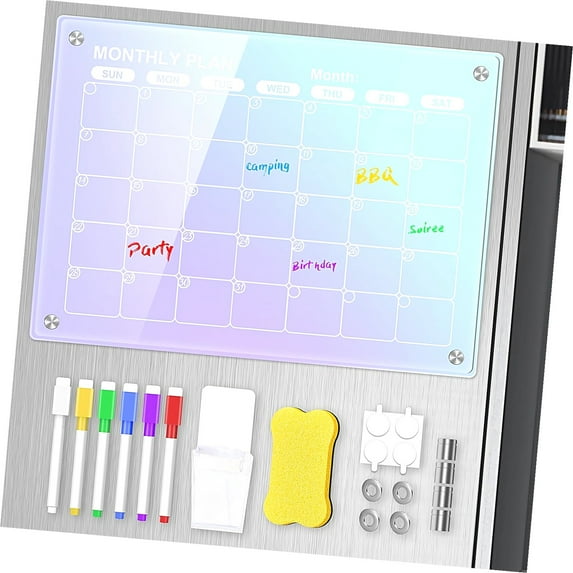 Highcool Acrylic Calendar for Fridge Calendar for Refrigerator