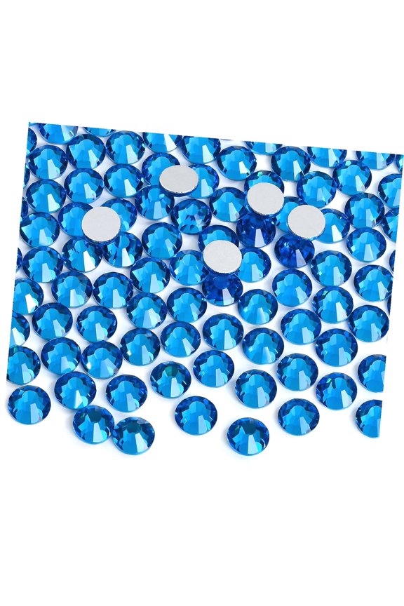 Adhesive Flatback Rhinestones Diamantes for Crafting Nail Decorations Clothing Footwear 1.4mm (SS3 2880 pieces)