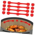 thumbnail image 1 of Highcool Air Fryer Magnets for Parchment Paper, Enhanced Strong Magnetic Silicone Clips to Secure Parchment Liners, Paper from Burning, 1 of 7