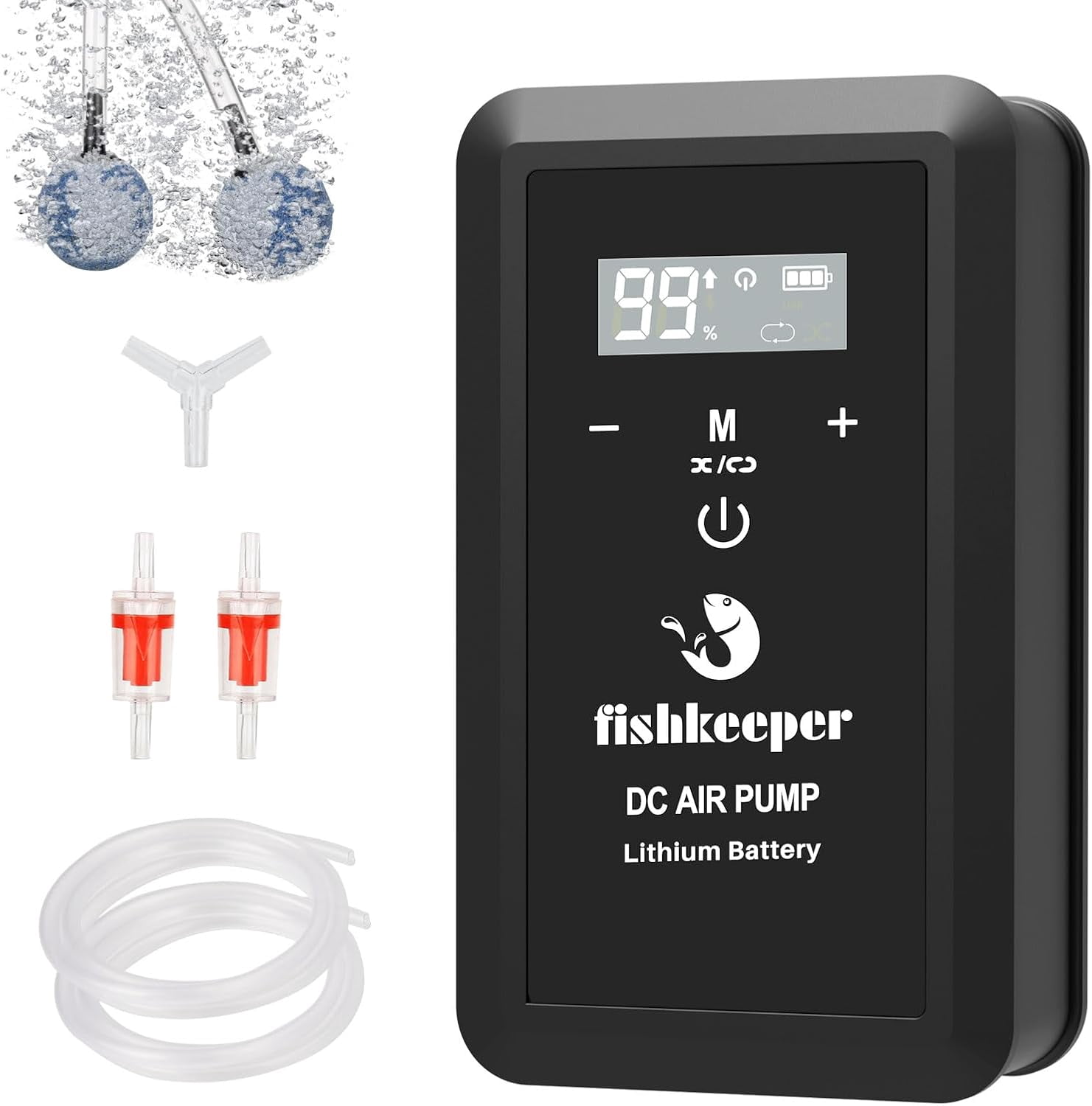 Sh Tank Highcool Battery Aquarium Air Pump, 8W 130GPH Ultra Quiet sh Tank Air ...