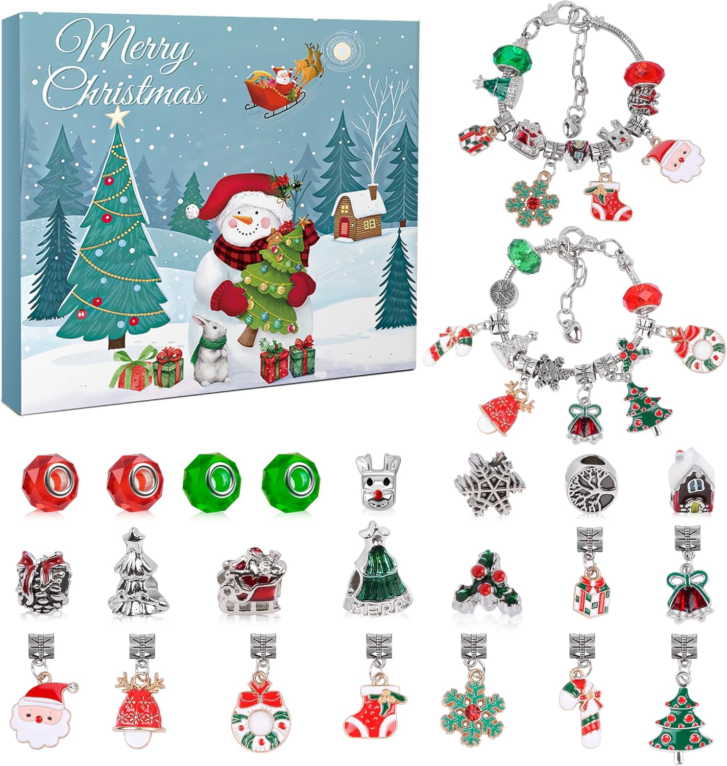 Highcool Christmas Advent Calendar 2025 for Girls, 24 Days Jewelry ...