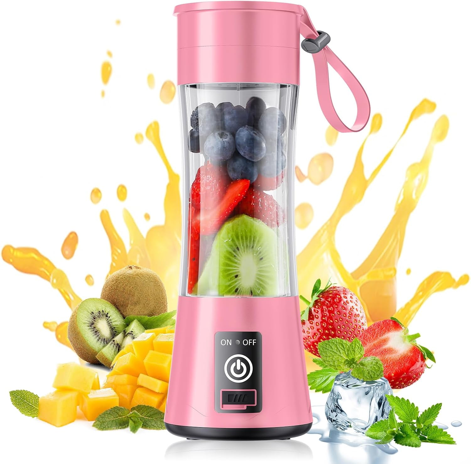 Highcool Cordless Portable Personal Size Blender - Mini Blender Make ...