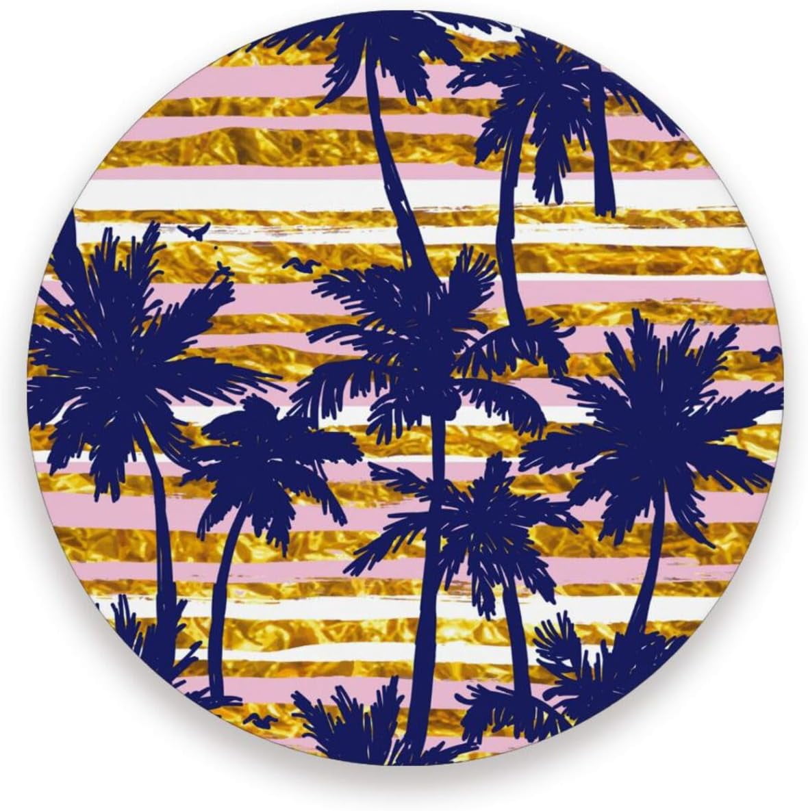 Highcool Drink Coasters, Ceramic Stone Coasters with Cork Base, Protect