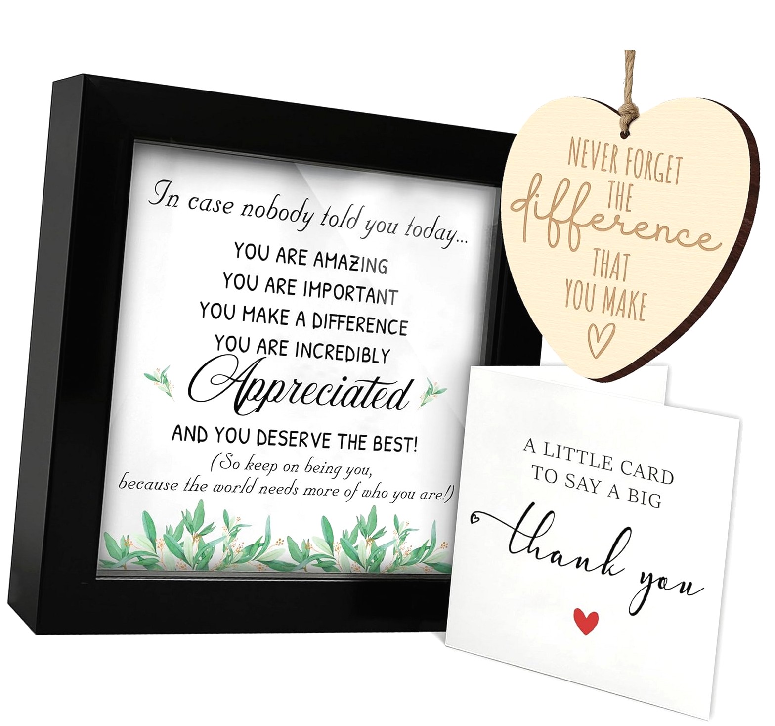 Highcool Inspirational Frame with Thank You Card for Teacher Mentor In ...