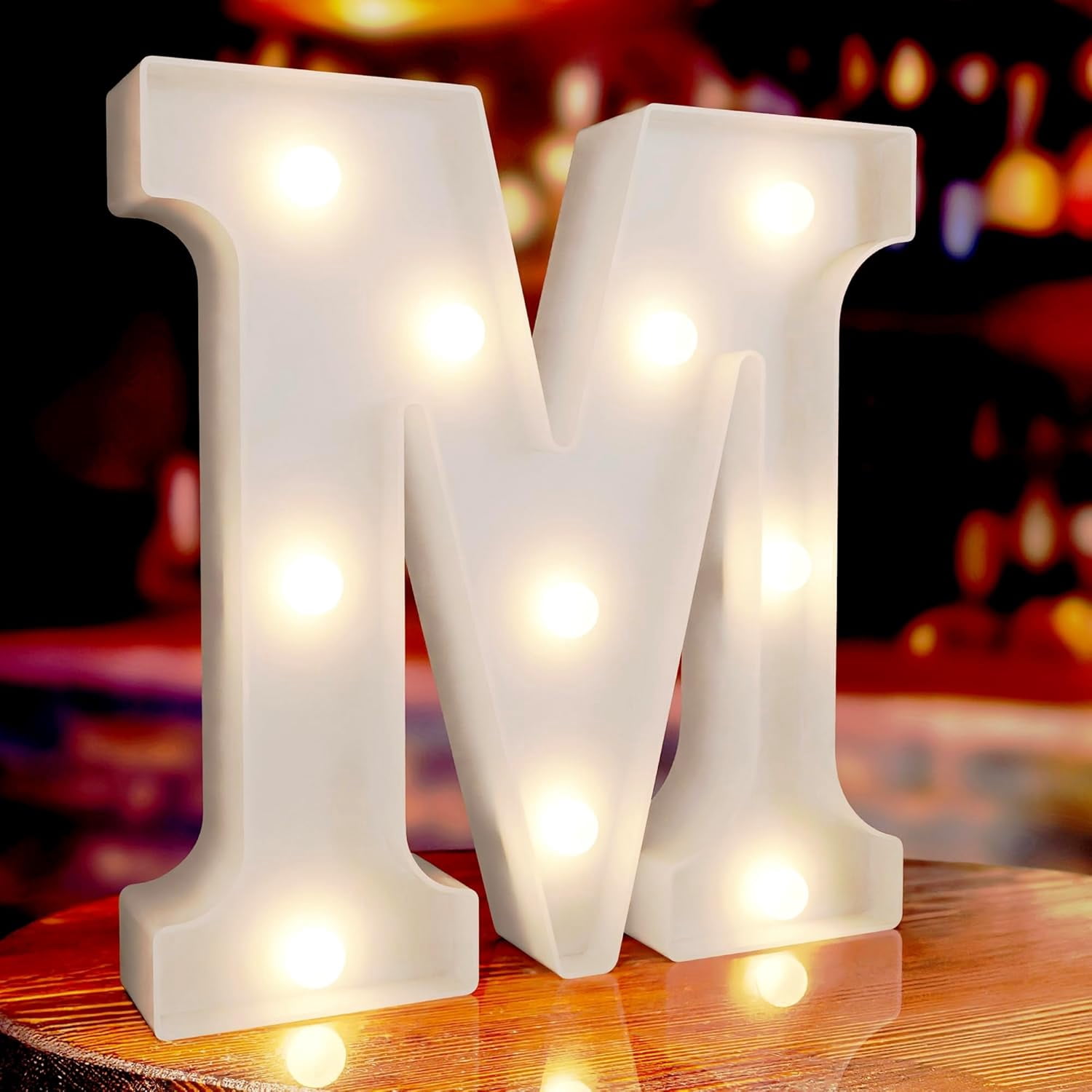 Highcool Marquee Letters M, Led Letter Lights, 26 Alphabet Battery ...