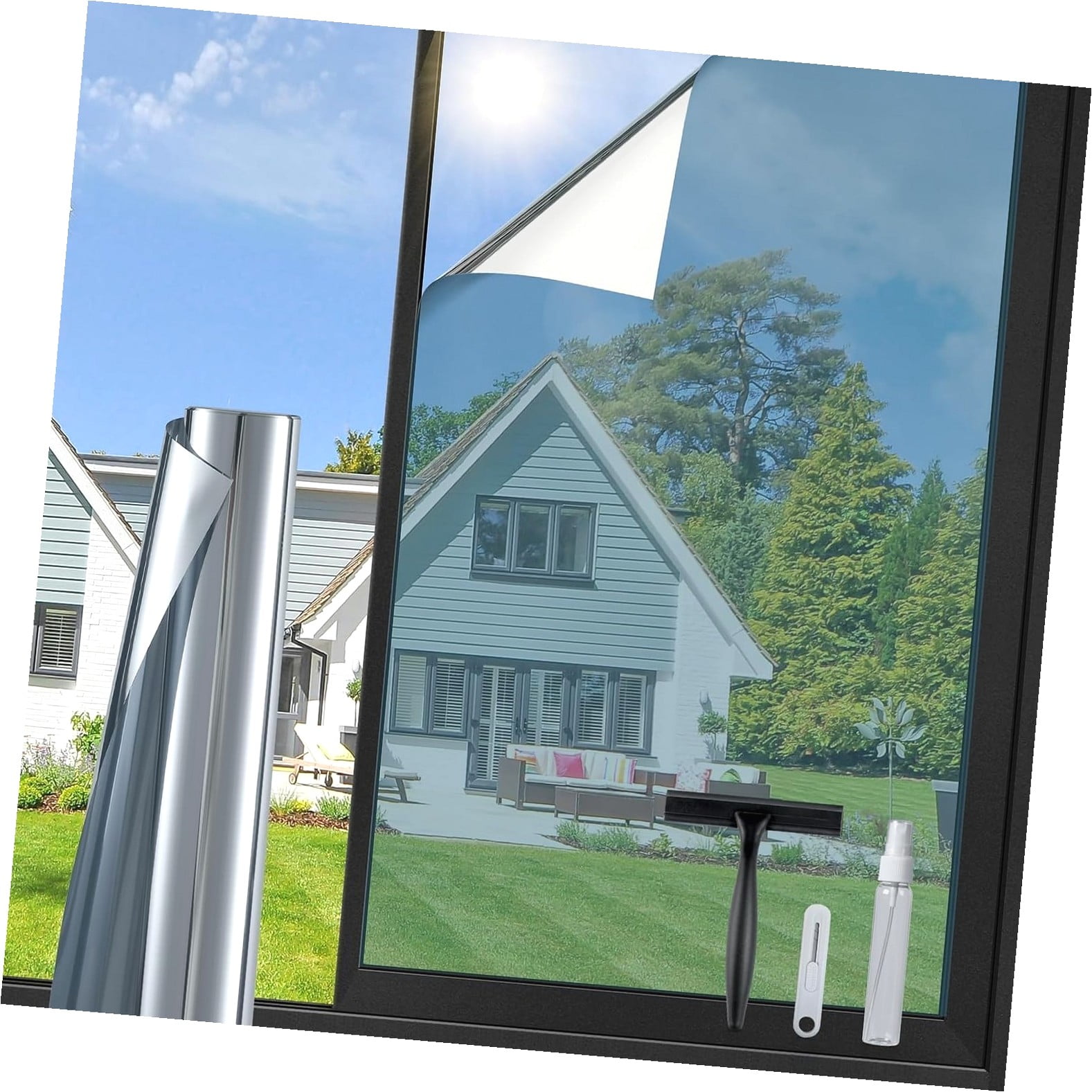 Highcool One Way Window Privacy Film with 3 Window Tint for Sun Control ...