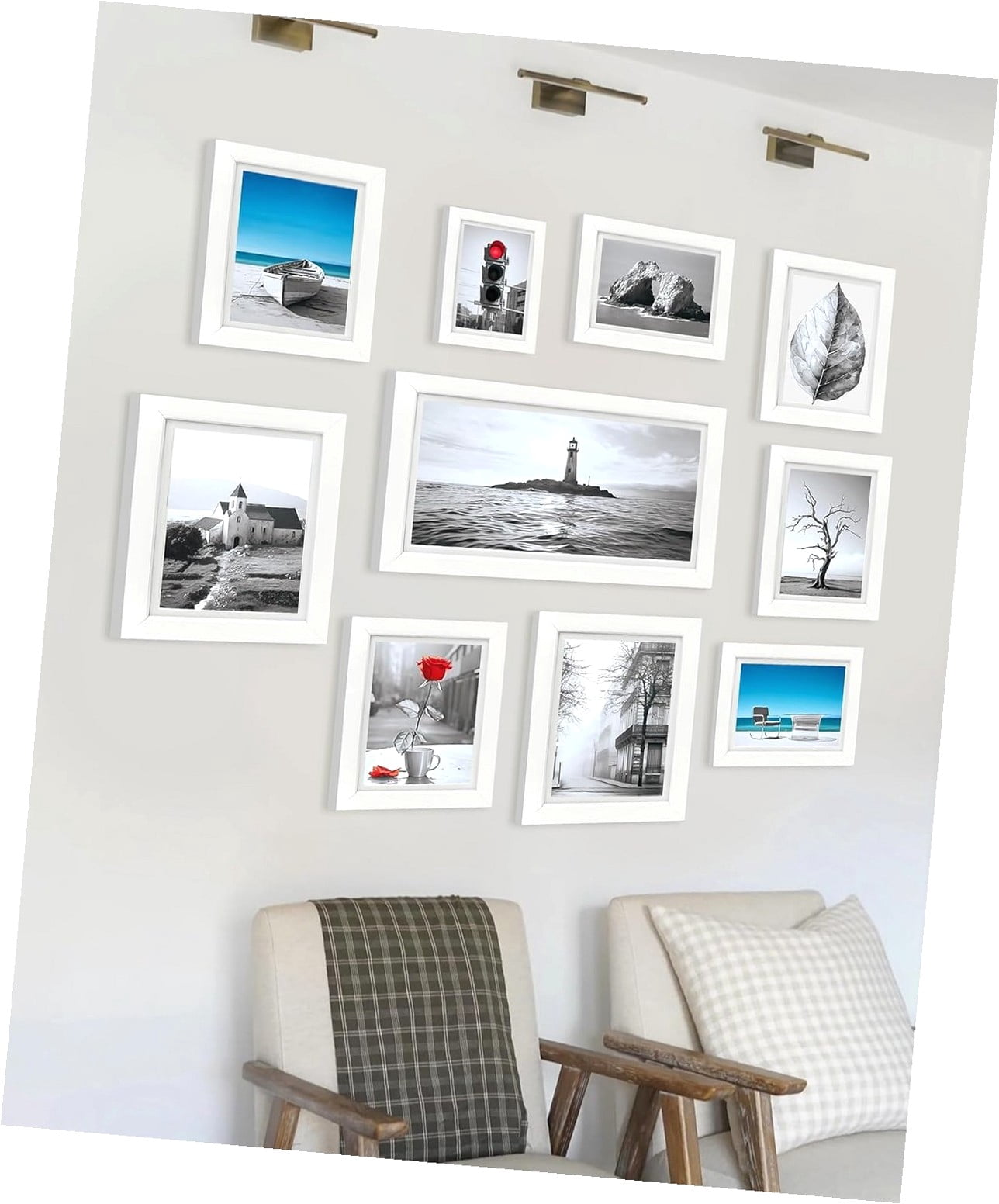 Highcool Picture Frame Set, Multi-size Combination Photo , Classic ...
