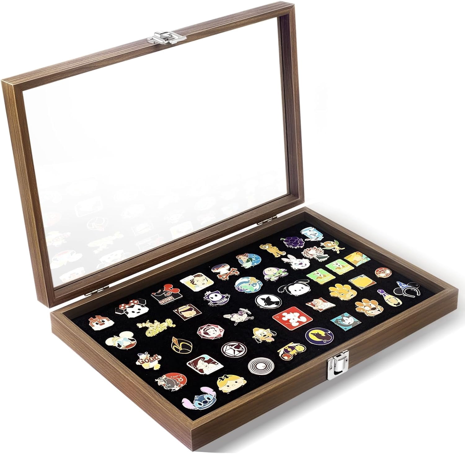 Highcool Pin Display Case, 14" 9.5" Shadow Box Frame for Enamel , Pin ...