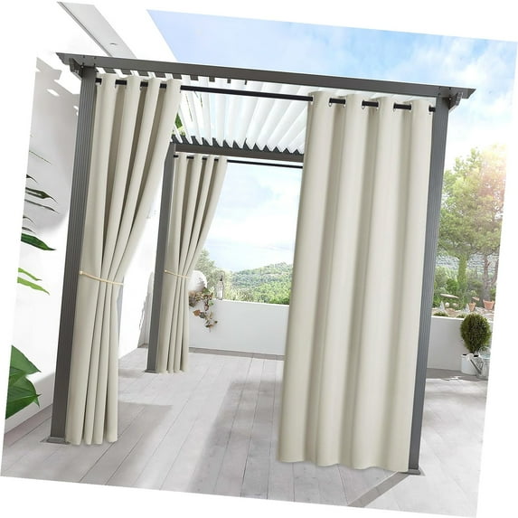 Highcool curtains - Thermal Insulating Deck for Gazebo Pavilion Pergola Arbor Sun Room, 52 84 inch, 1 Panel,