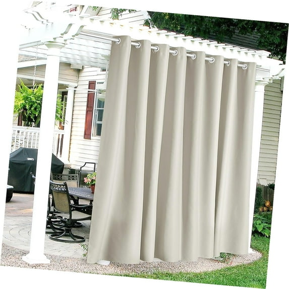 Highcool curtains, Thermal Insulating Deck for Gazebo Pergola Porch Arbor Pavilion Balcony Sun Shades, 120 Long 95, 1 Panel,