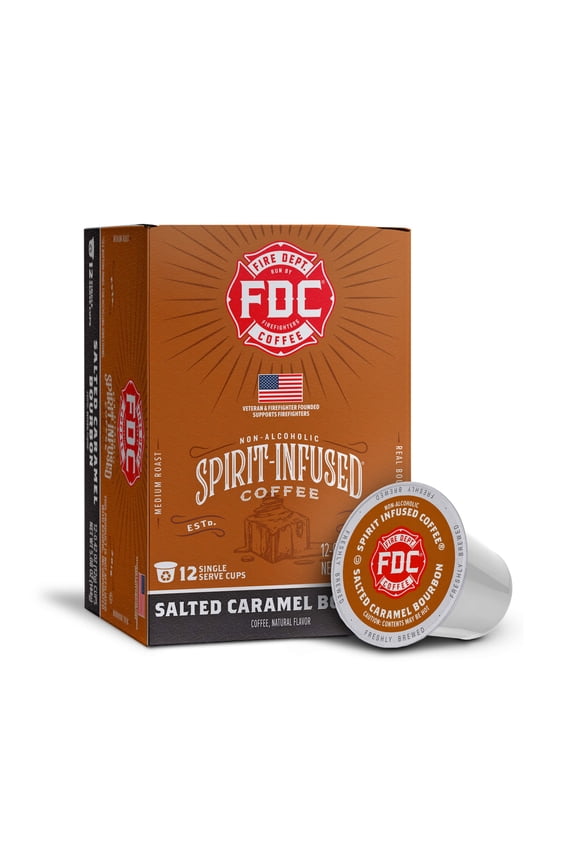 Fire Department Salted Caramel Bourbon Coffee Pods, 12oz