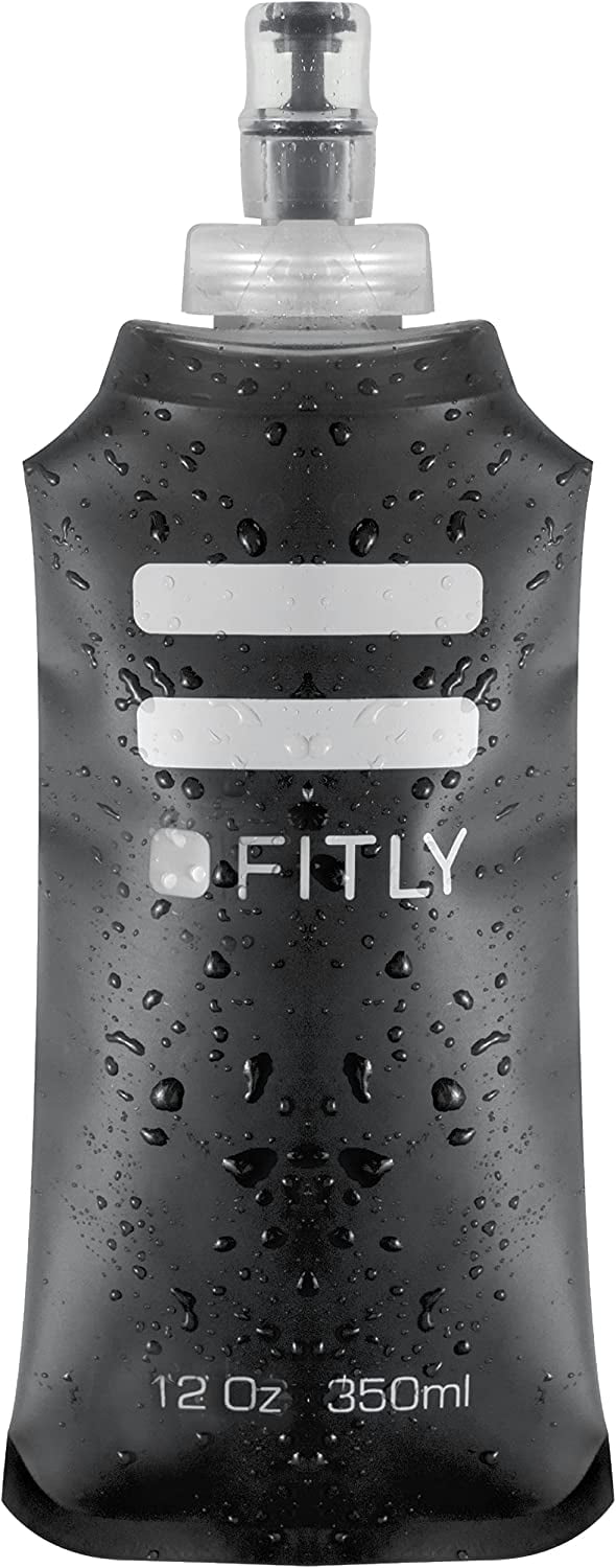 AXEN 150 ml zachte fles, TPU opvouwbare drinkfles voor hardlopen, fietsen, marathon, hardlopen, wandelen