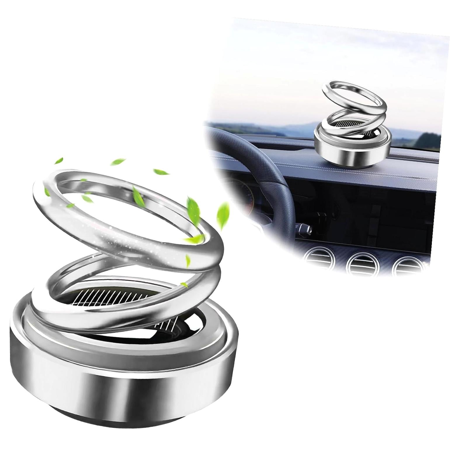 Highcool Solar-Powered Rotating Car Air Freshener, Dual Solar Car ...