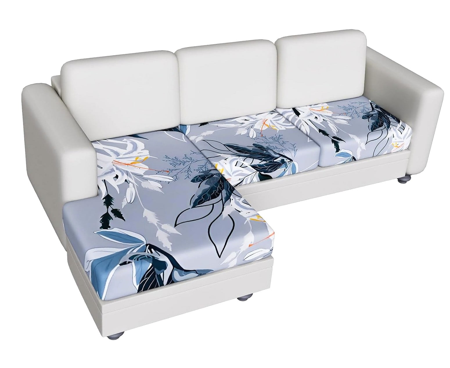 Highcool Stretch Couch Covers for -Shaped Couch Cover Sectionals Covers ...