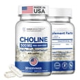 thumbnail image 1 of Prenatal Choline Supplements, Liquid Capsules for Focus, Memory, and Energy, 500mg Pure VitaCholine®, Supports Baby’s Cognitive Development in Pregnancy, 30 Day Supply, Made in the USA, 1 of 9