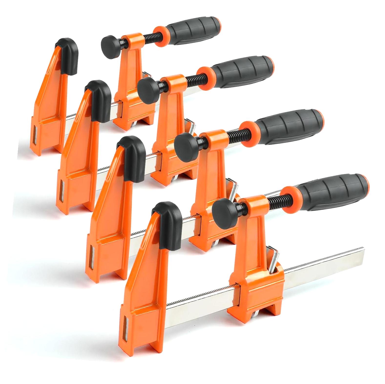 Highcool Yiad 6 Inch F Clamps for Woodcraft, 4 Piece Clamps for ...