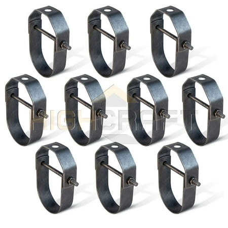 Highcraft 1/2" Clevis Hanger for Vertical Pipe Support Steel (10-Pk)