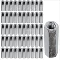 thumbnail image 1 of Highcraft 1/2" X 1-1/2" Rod Coupling Nuts, Zinc Plated, 50 Pk, 1 of 6