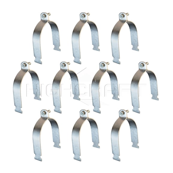 Highcraft 1/2 in. Electro Galvanized Steel Strut Clamp (10-Pack)