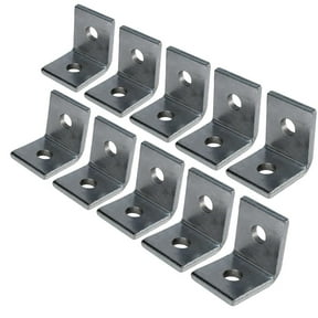 Highcraft 1/2 in. Iron L Corner Brace (10-Pack)