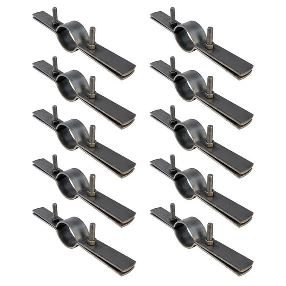 Highcraft 1/2 in. Riser Clamp in Uncoated Steel (10-Pack)