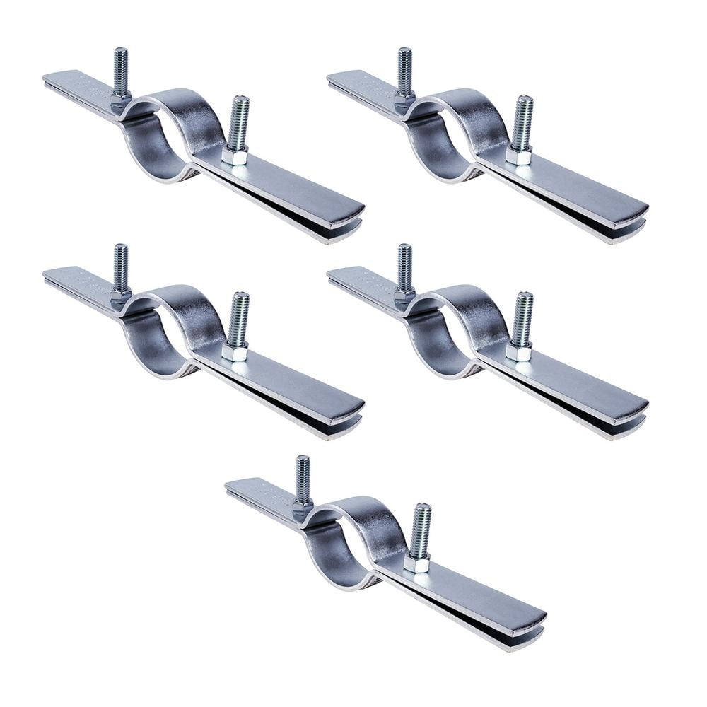 Highcraft 10 in. Riser Clamp in Electro Galvanized Steel (5-Pack)