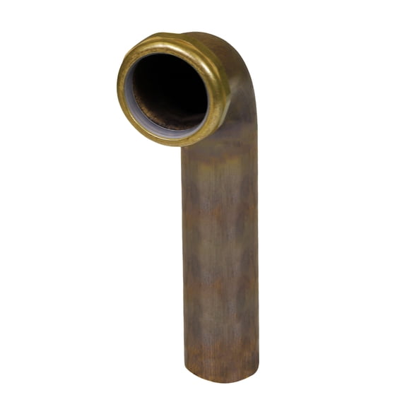 Highcraft 19242 Slip Joint Waste Bend for Tubular Drain Applications, 1-1/2 in. x 24 in., 22GA Brass